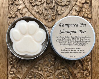 Pampered Pet Shampoo Bar