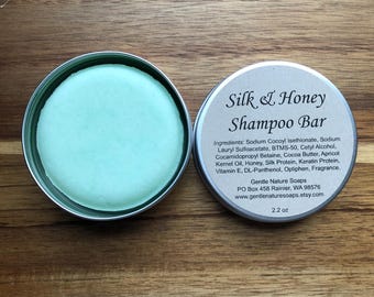 ユーカリスペアミントエッセンシャルオイルシルク＆ハニーシャンプーバー