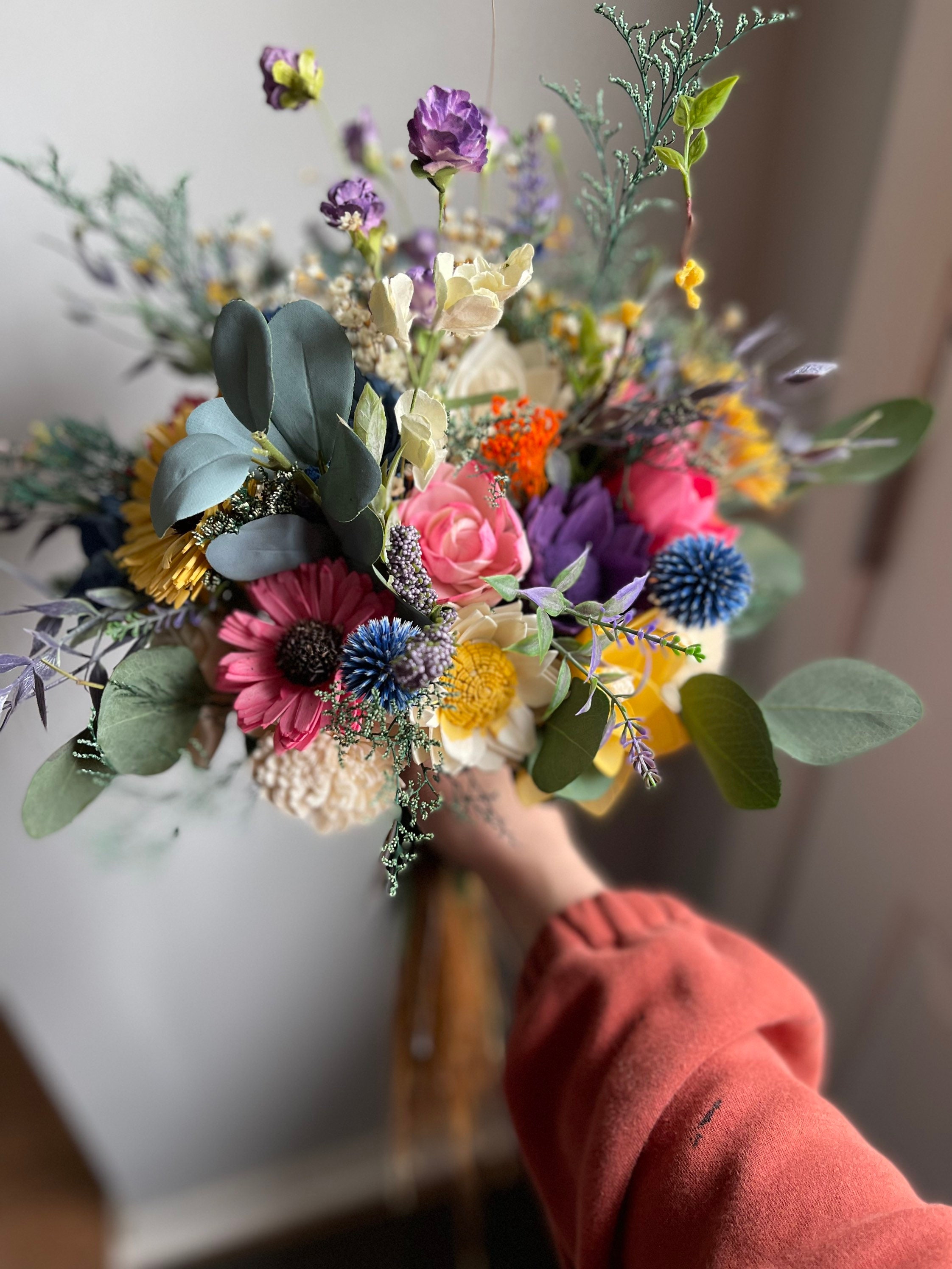 w.o.d.　F.L.O.W.E.R.S. Wood & Word Blooms, sola wood floral designs (faux not fresh