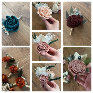 Boutonnieres to match your bouquet