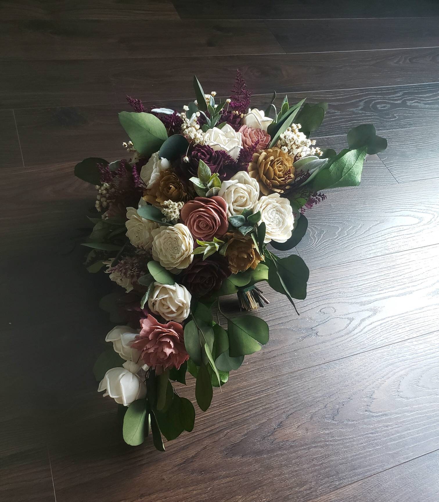 Cabernet Dusty Rose and Gold Wedding 
