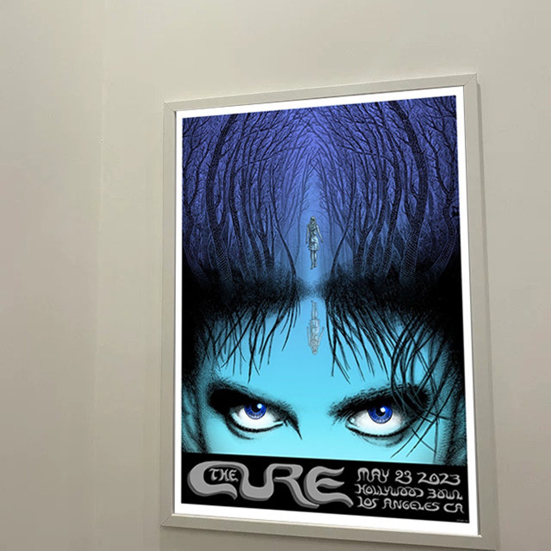 The Cure Los Angeles May 232425 2023 Poster Poster Full Size Etsy