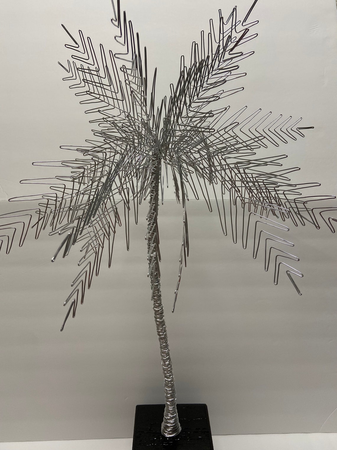 Wire Tree Sculpture Palm Tree Etsy