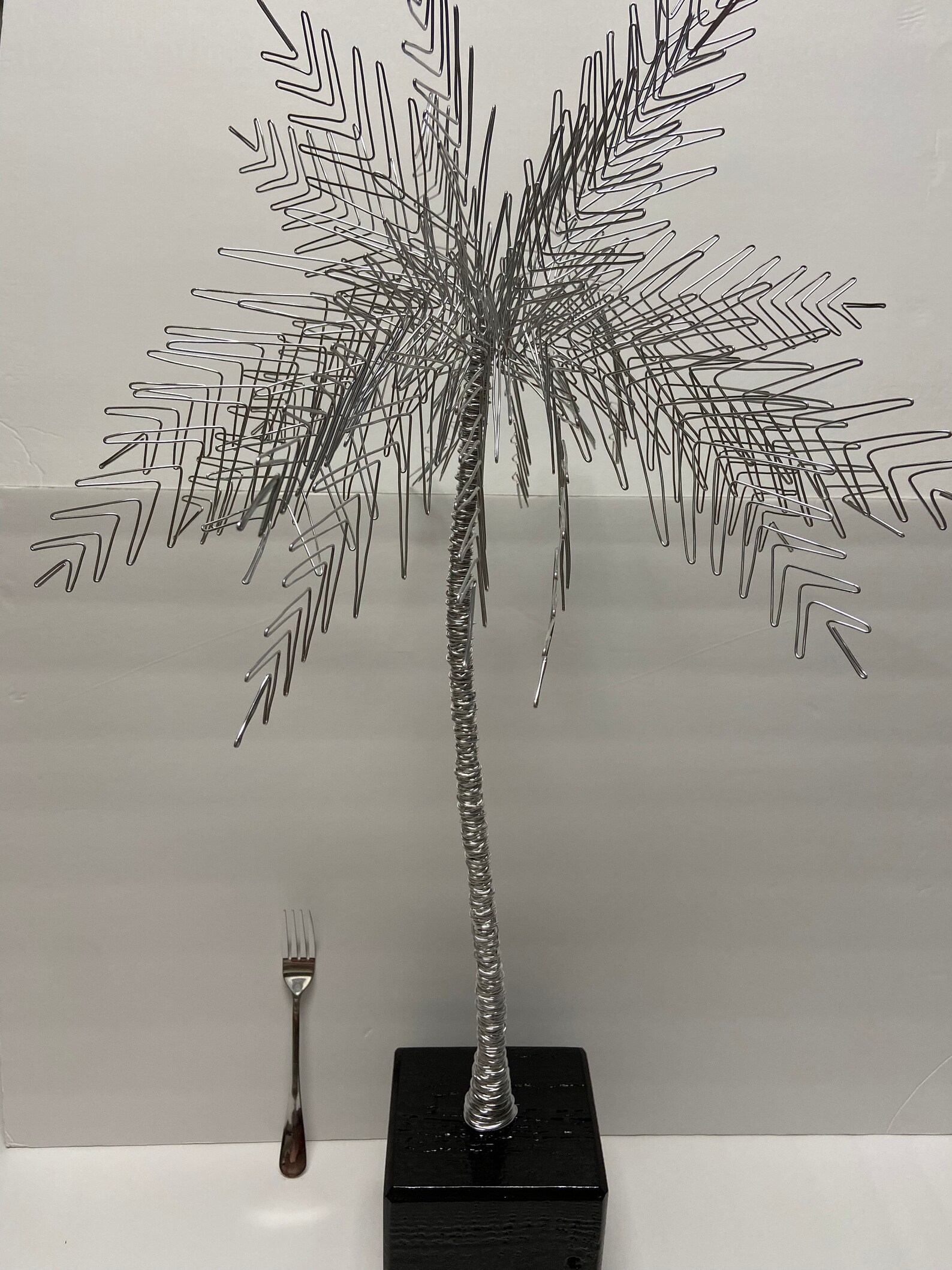 Wire Tree Sculpture Palm Tree Etsy