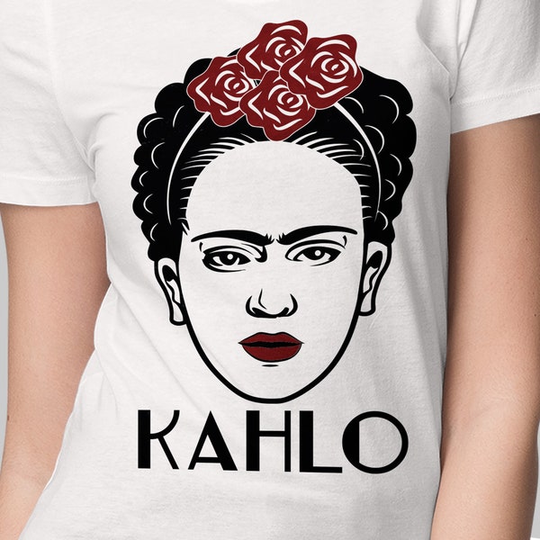 Frida Kahlo  Cutfile DXF SVG EPS png ai Cameo