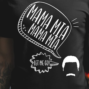 Mama mia Let me go (Bohemian Rhapsody) DXF SVG Eps png ai Cutfile