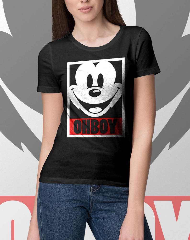 Download Oh Boy Mickey Mouse SVG AI DXF Cutfile cameo Cricut | Etsy