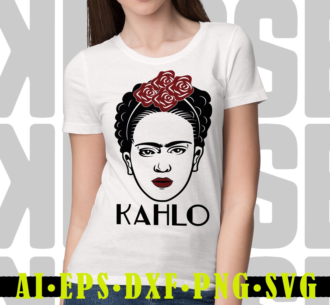 Frida Kahlo Cutfile DXF SVG EPS Png Ai Cameo - Etsy