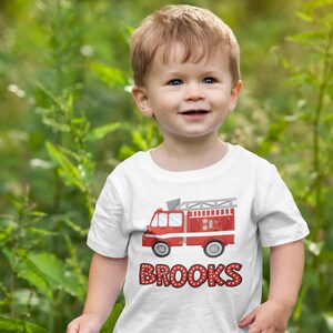 Fire Truck Birthday Shirt, Fire Engine Birthday, Fire Truck Birthday Party, Birthday Shirt, Birthday Boy Shirt, Birthday Girl Shirt, Fireman