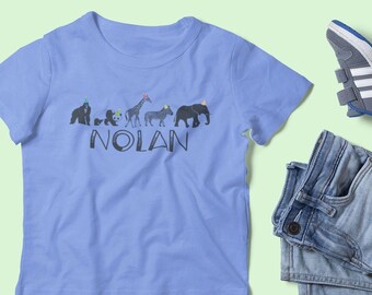Party Animals Shirt, Party Animals Birthday, Zoo Birthday Party, Birthday Shirt, Birthday Boy Shirt, Birthday Girl Shirt, Birthday