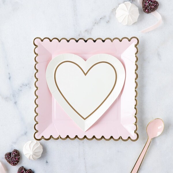 Heart Shaped Plates Etsy