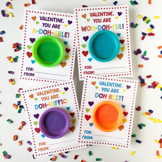 Printable Play Doh Valentines Mom Wife Busy Life 