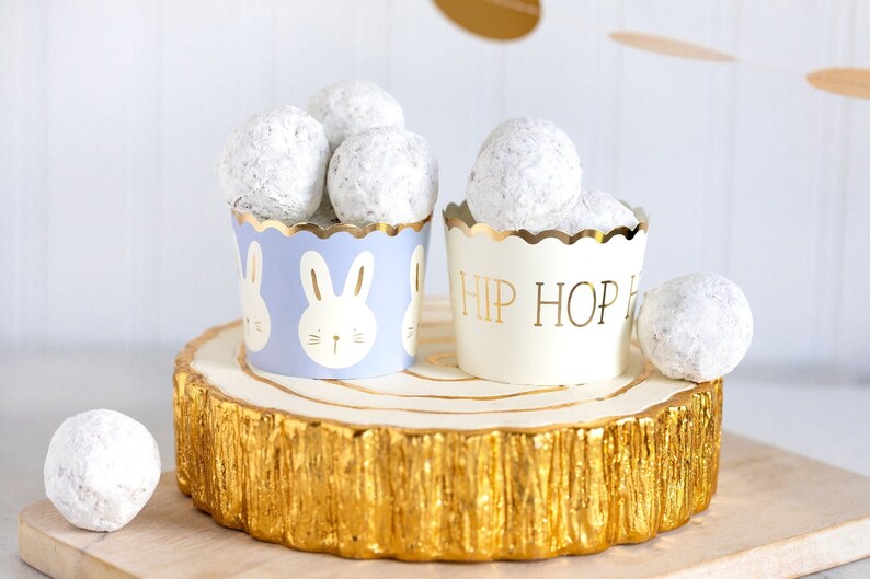 Happy Easter Treat Cups, Easter Baking Cups, Hip Hop Easter, Easter Bunny Treat Cups, Party Favor Cups, Easter Party Favors, Easter Cupcakes image 1