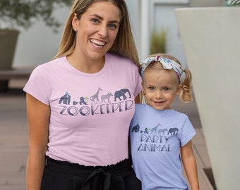 Party Animals Shirt, Party Animals Birthday, Zoo Birthday Party, Birthday Shirt, Birthday Boy Shirt, Birthday Girl Shirt, Birthday