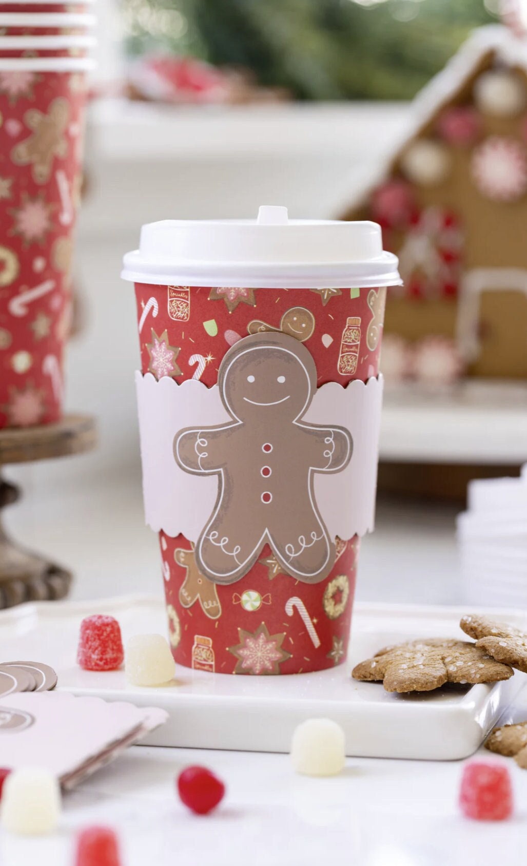 Merrilulu Gingerbread House Cups, 12 ct