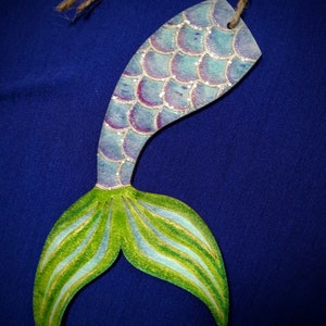 Glittering Mermaid Tail ornament