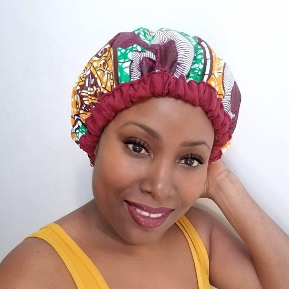 Microwaveable Deep Conditioning Heat Cap Natural Hair Thermal Etsy