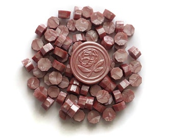 Antique Rose 100 pieces sealing wax granules beads pellets tablets