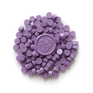 Lavendel Paars 100 stuks zegellak korrels kralen pellets tabletten
