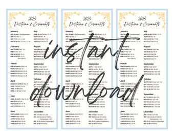 Come, Follow Me 2025 Doctrine & Covenants Reading Schedule Bookmark in 5 designs