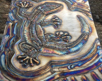 AuraMander Metal Canvassing Art TIG Welded