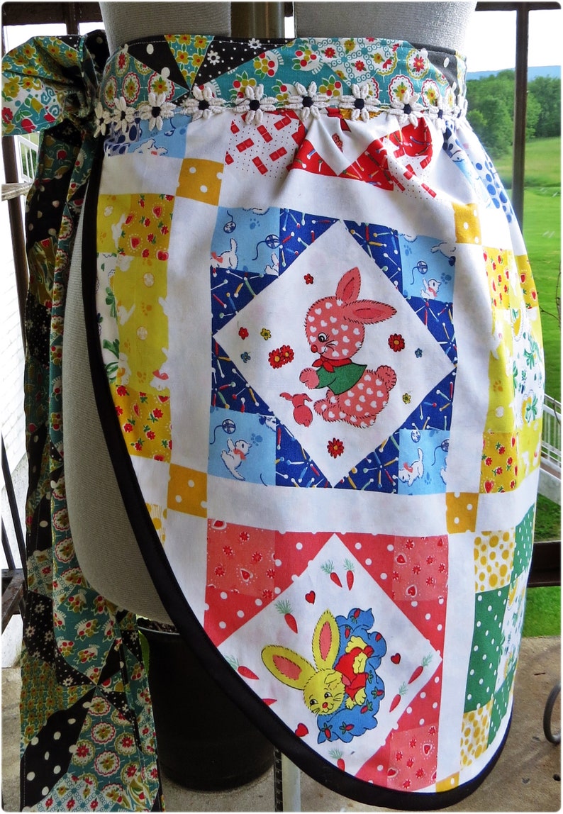 Patchwork Half Apron