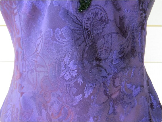 Victoria's Secret Gold Label Purple Chemise - image 5