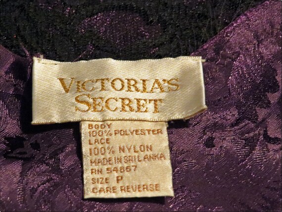 Victoria's Secret Gold Label Purple Chemise - image 4