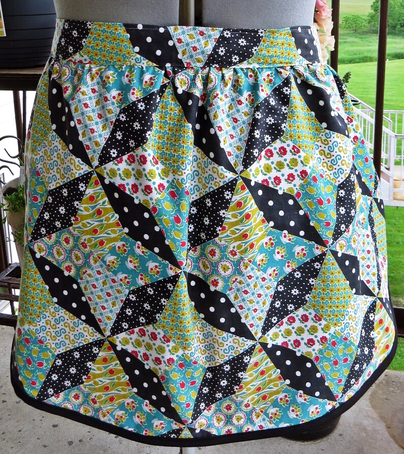 Patchwork Half Apron