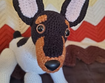 Crochet Amigurumi Rat Terrier Pattern