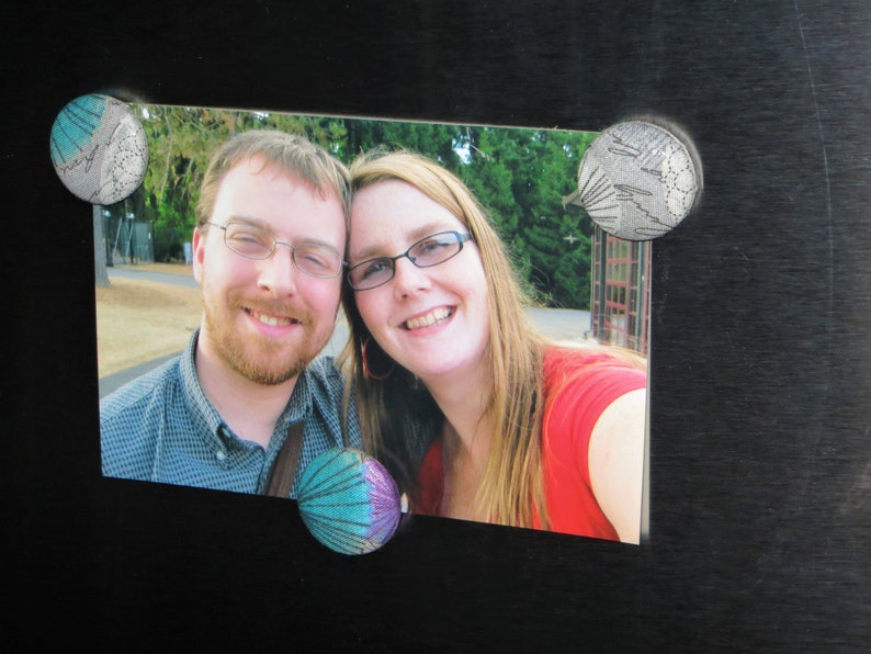 3 Romantic Gray Magnet Set Office Desk Accessories Strong Cubicle Decor Wedding Favors for Guests Cute Fridge Magnets