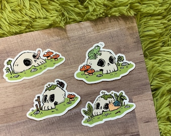 skull friends sticker pack