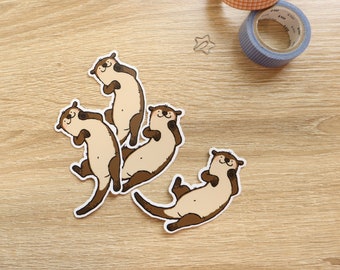 little otter  waterproof vinyl sticker