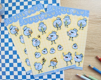 little blu sticker sheet