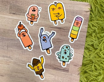 freezer friends sticker pack