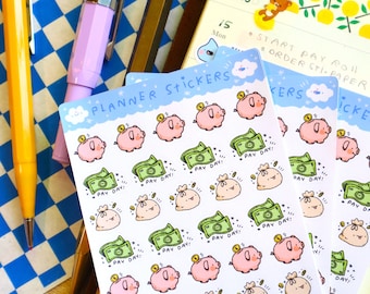 pay day planner sticker sheet