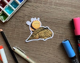 Little bee waterproof vinyl sticker