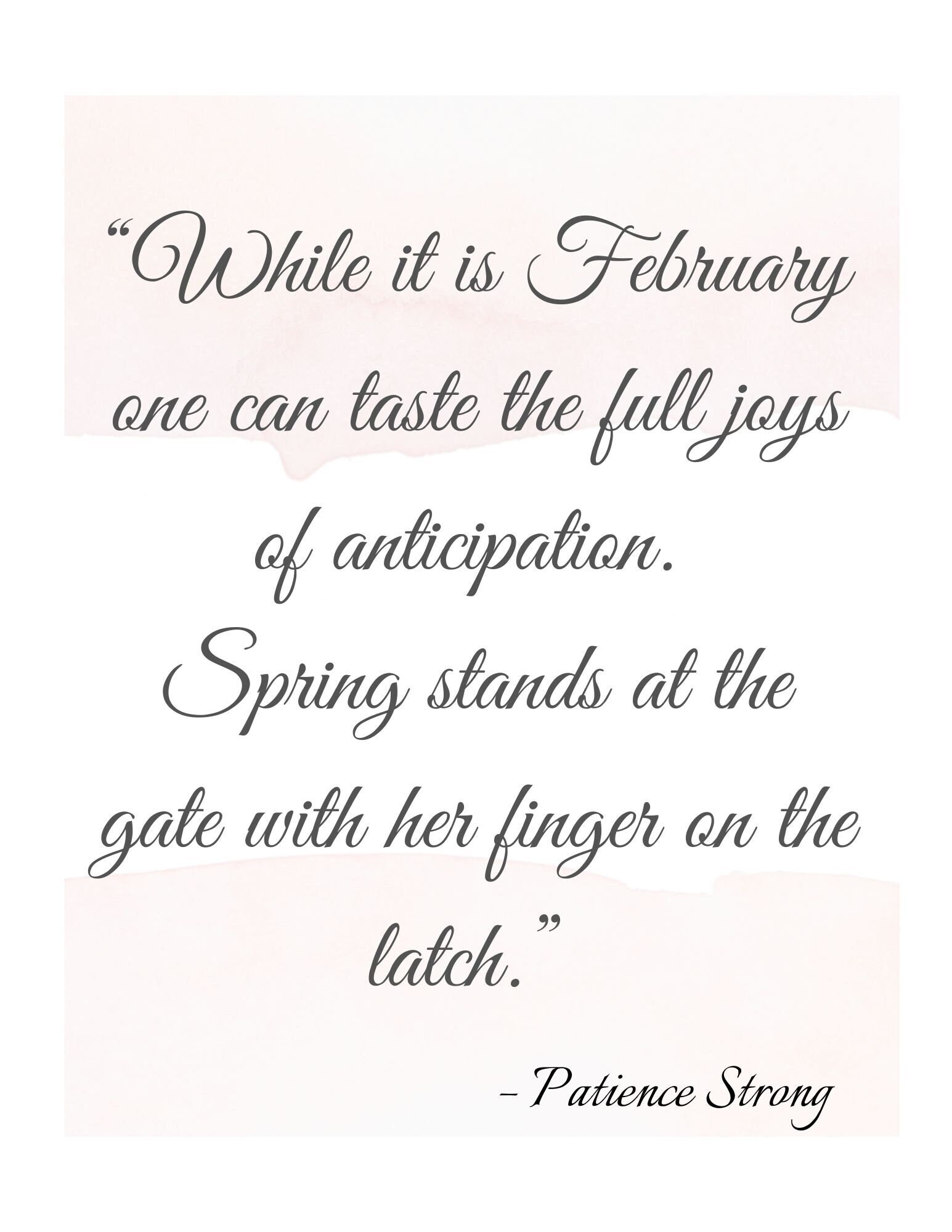February Quote Instant Download While It is February Quote Printable