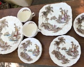 The Old Mill, Johnson Bros, 2 Place Setting, 12 pieces FREE SHIPPING