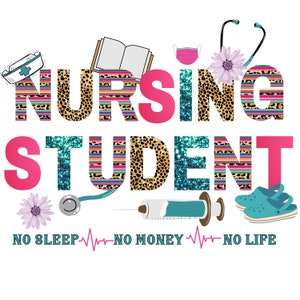 Nursing Student Png, Nurse jpeg, Nursing student png, sublimation design download, Nurse png, Nurse life svg, Nursing clipart, Cricut png