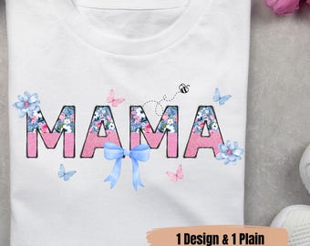 Mama Floral Design PNG: Spring Sublimation Clipart (Digital Download)
