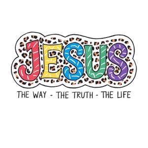 Jesus The Way The Truth The Life png, Jesus The Way The Truth The Life-shirt voor vrouwen, christelijk, bijbelvers png, Jezus png, christelijk