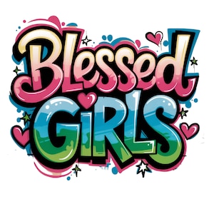 Gesegnete Mädchen png, christliche png, religiöse png, Bibelvers png, Inspirational png, Gesegnete Sublimation, Gesegnete Pullover, Gesegnete Clipart