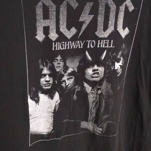 ACDC Highway to Hell T Shirt Men&#39;s XL