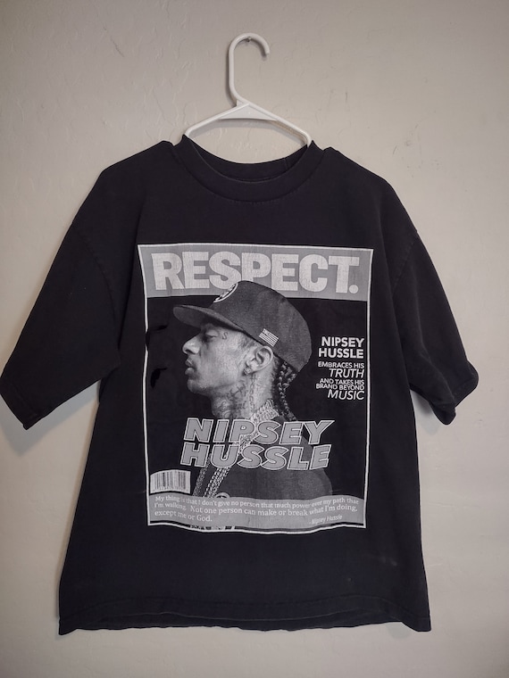 Nipsey Hussle Respect Pro Club T Shirt Men's XL - image 1