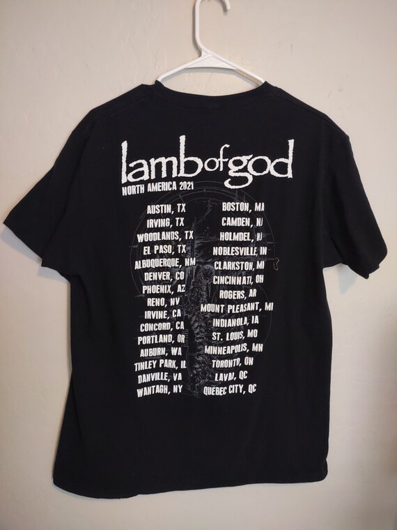 Lamb of God Tour Tee Shirt Large - image 3