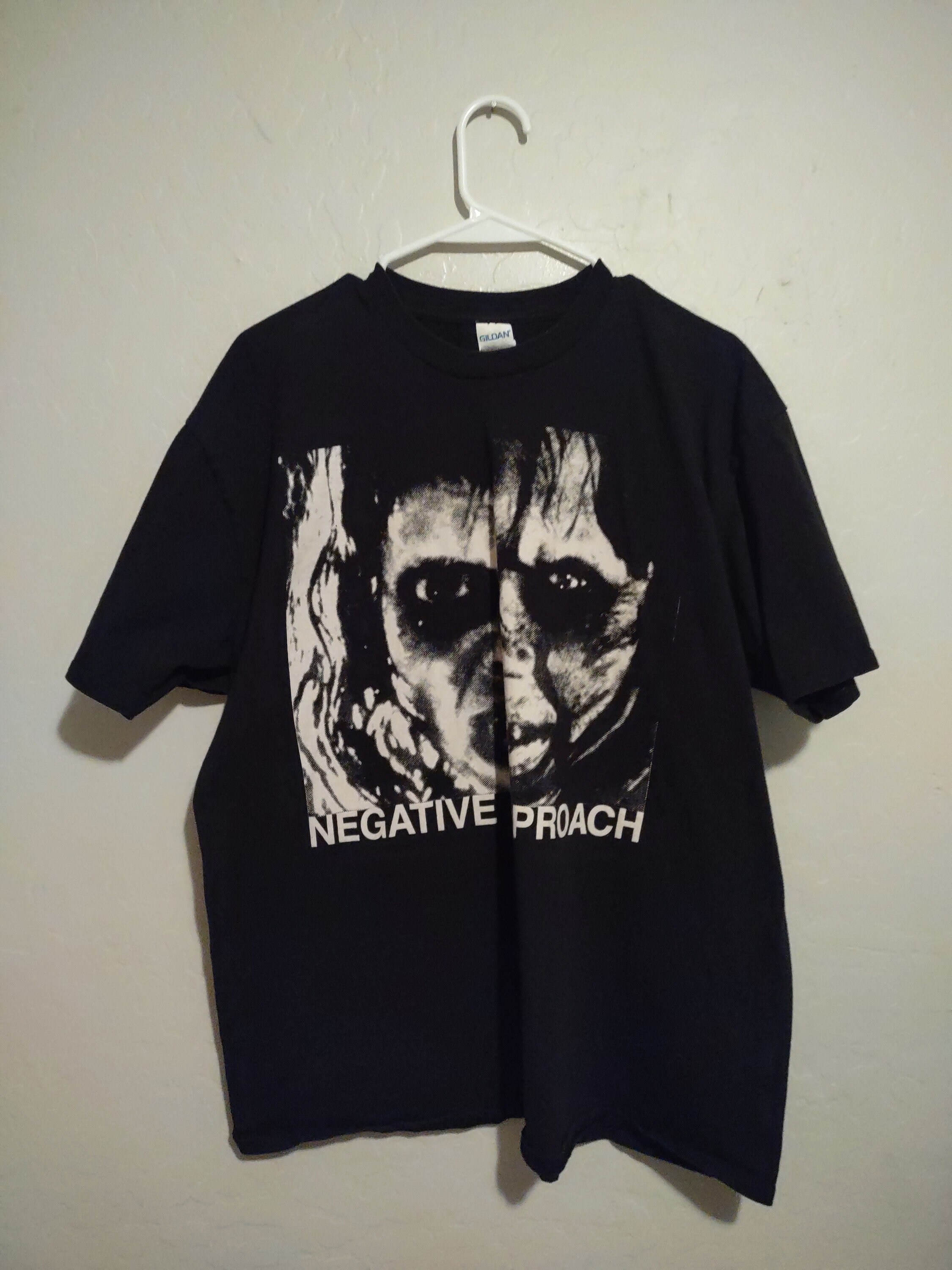 Negative approach t shirt on sale