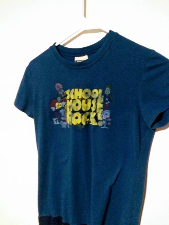 90s vintage School House Rock tee shirt/women's me