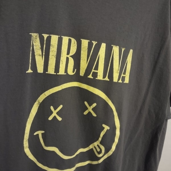 Classic Nirvana Smiley T Shirt 2XL