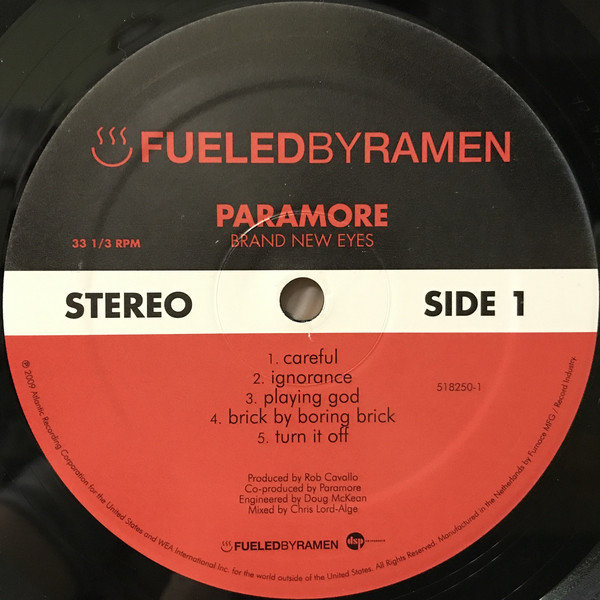 Paramore - Brand New Eyes LP Record Vinyl - Etsy